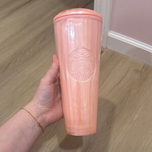 Starbucks Coral Tumbler